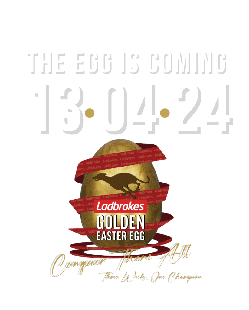 Golden Easter Egg Logo